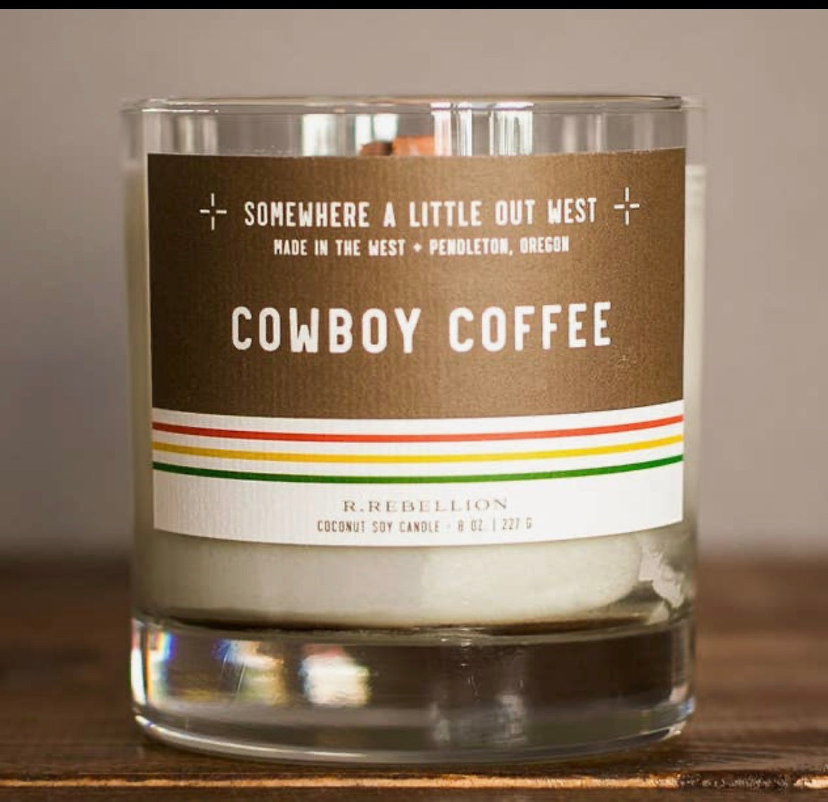 Cowboy Coffee 8 oz Candle