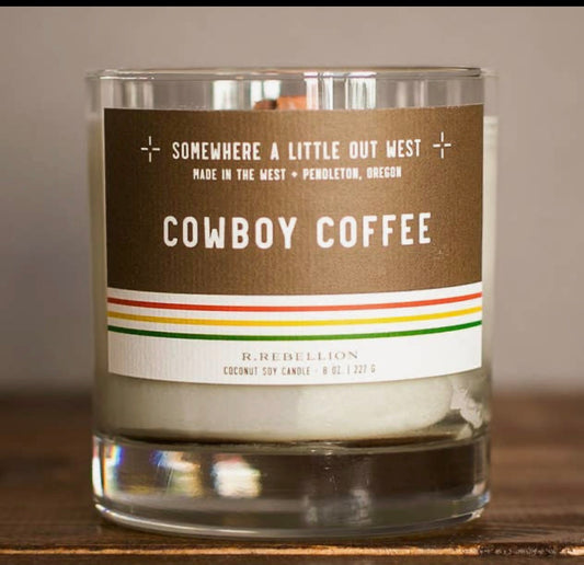 Cowboy Coffee 8 oz Candle