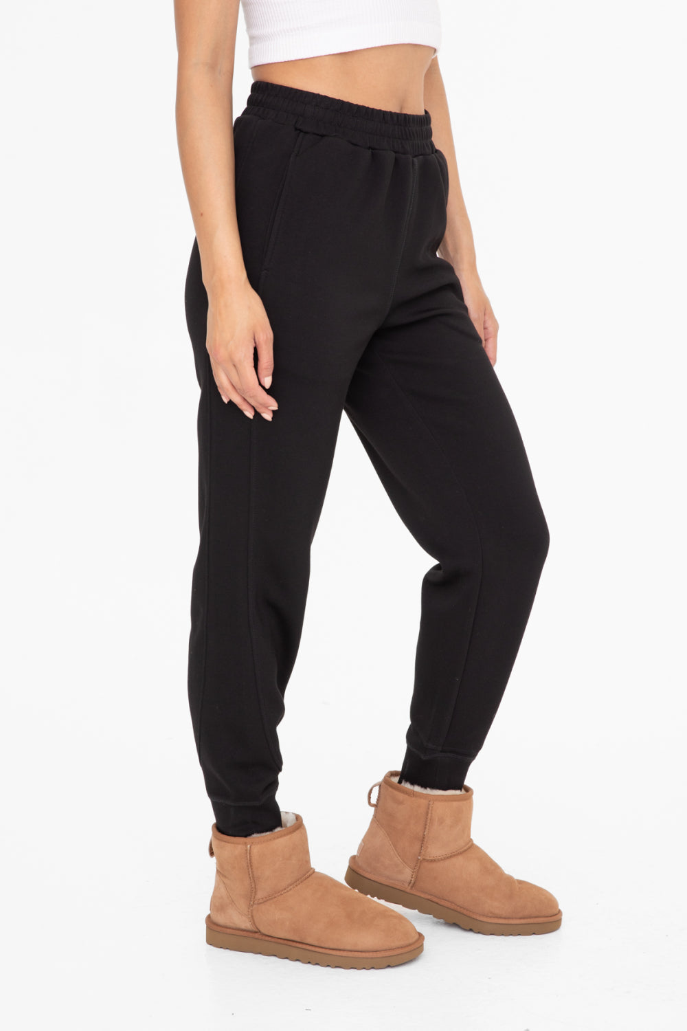 Mono B Butter Soft Elevated Contrast Seam Joggers