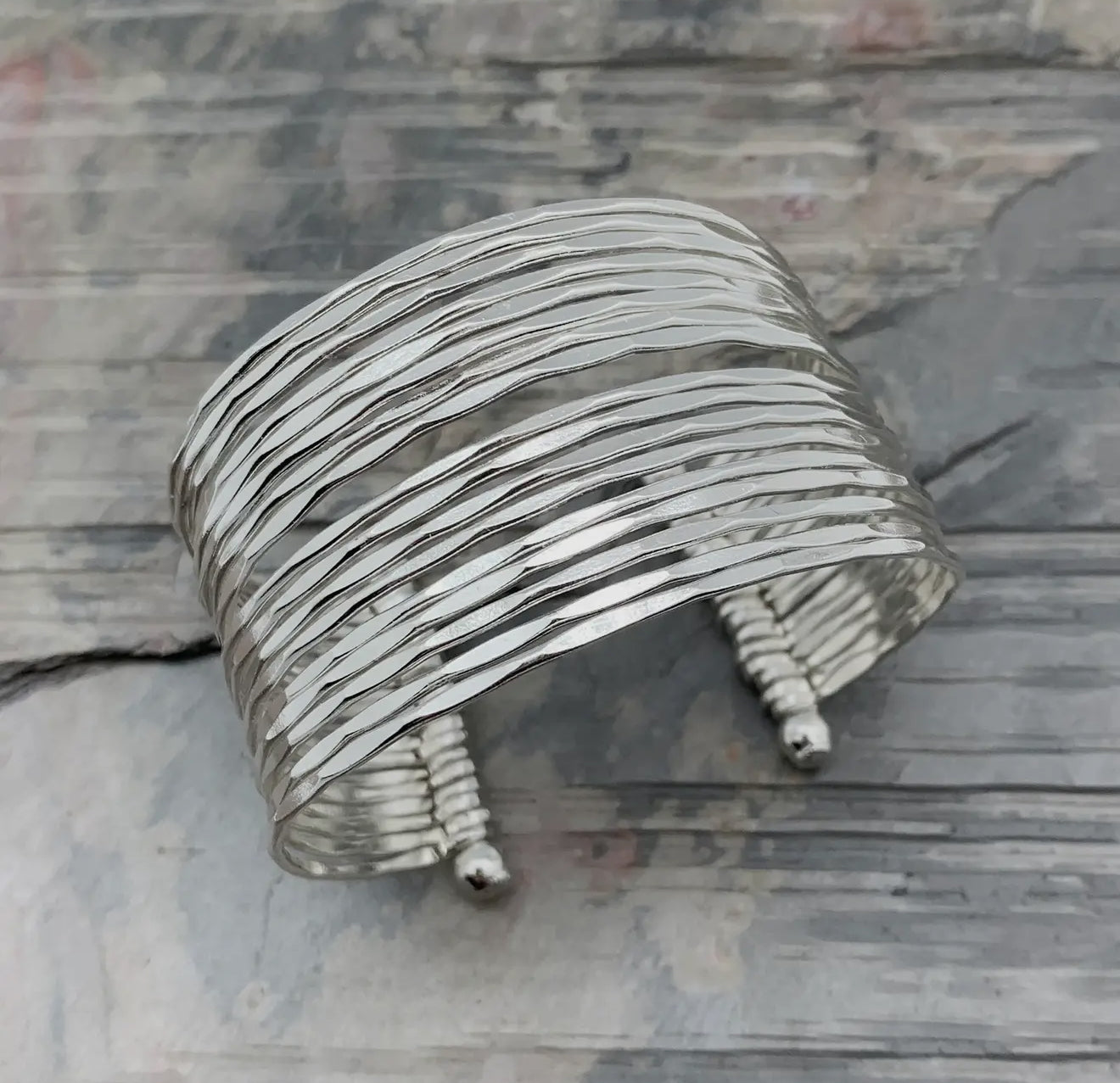 Anju - Stainless Steel Cuff Adjustable