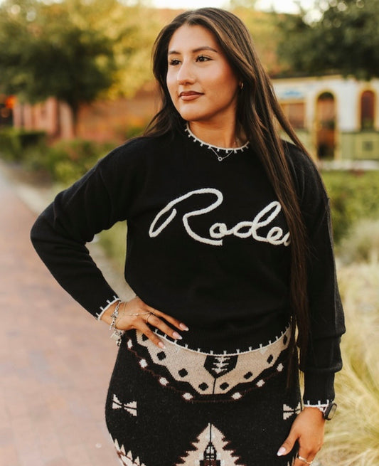 Lucky and Blessed Rodeo Sweater