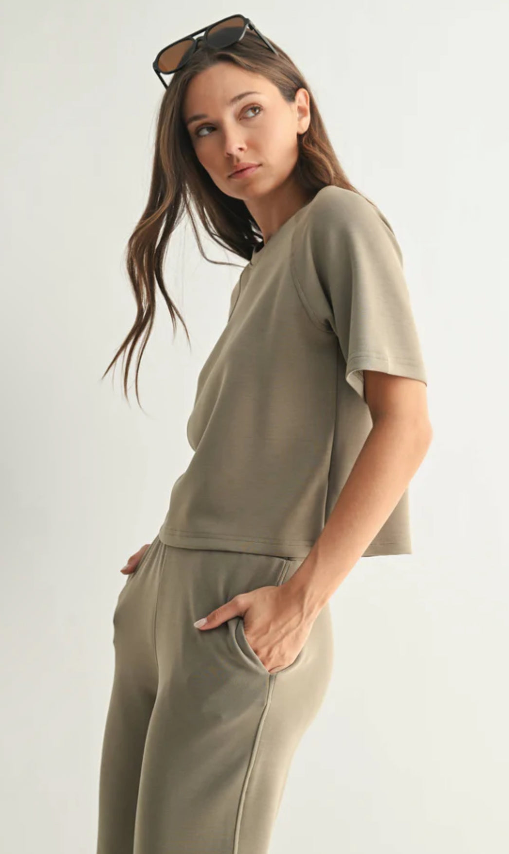 Laguna Soft Drape Raglan Tee