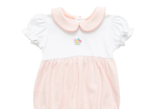 Baby Luigi Collared Flower Dress