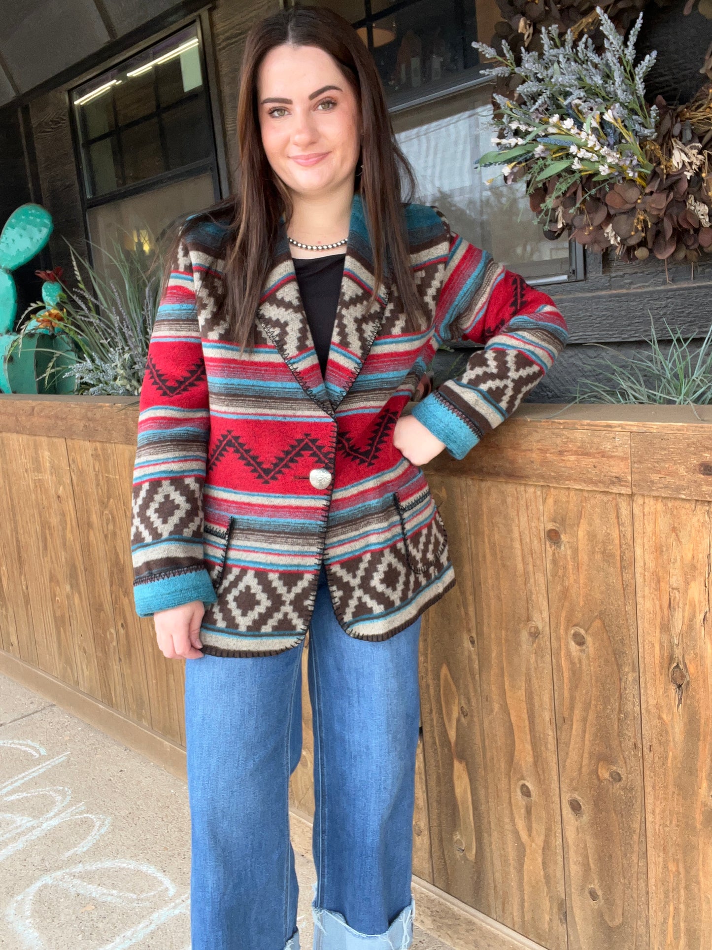 Rhonda Stark Long Blazer - Tomahawk