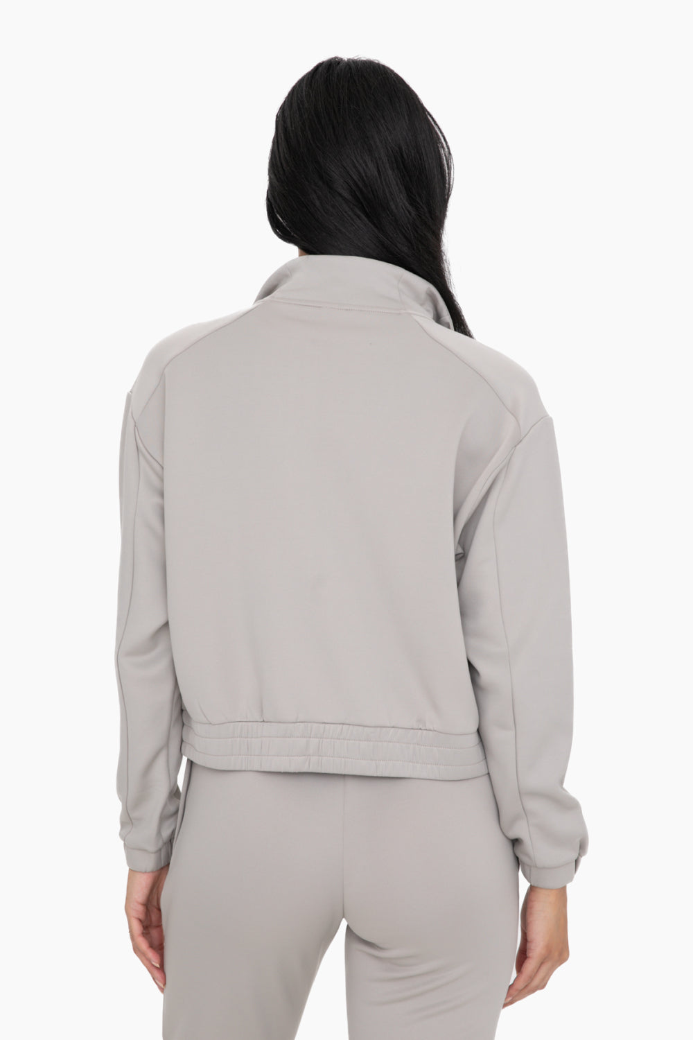 Mono b Mock Neck Zip-Up Active Jacket