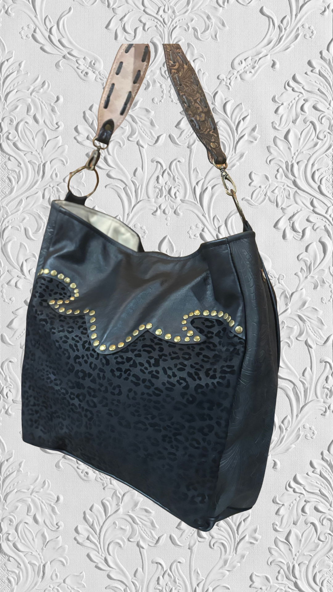 Keep it Gypsy Black Leopard Totes