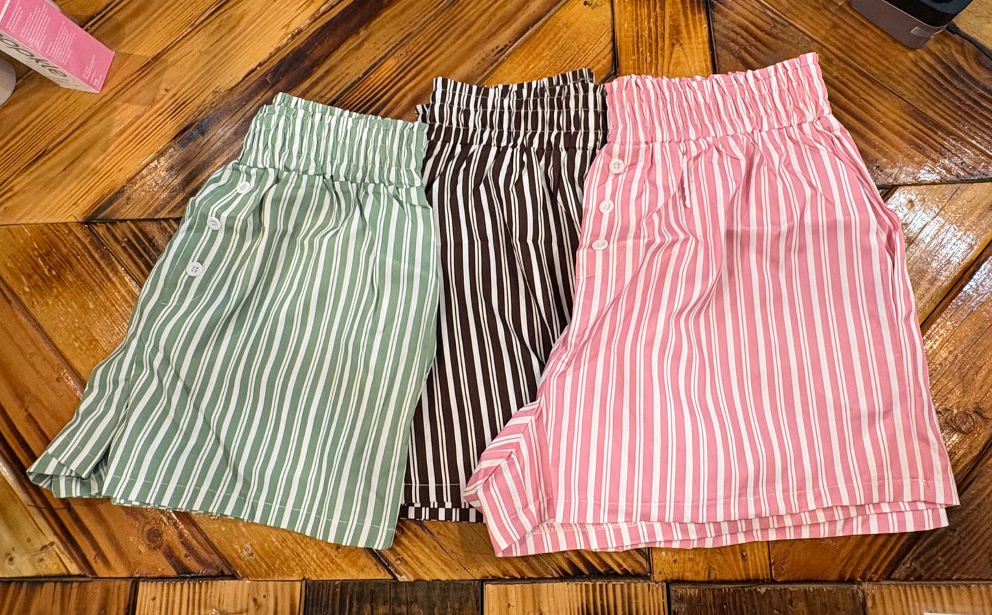 Striped Lounge Shorts