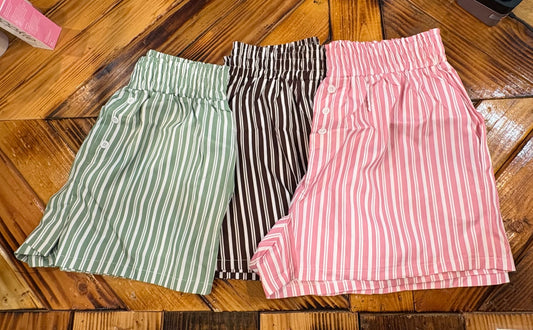 Striped Lounge Shorts