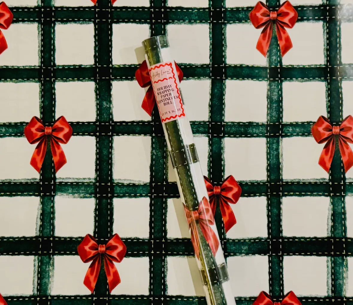 Christmas Print Wrapping Paper Roll