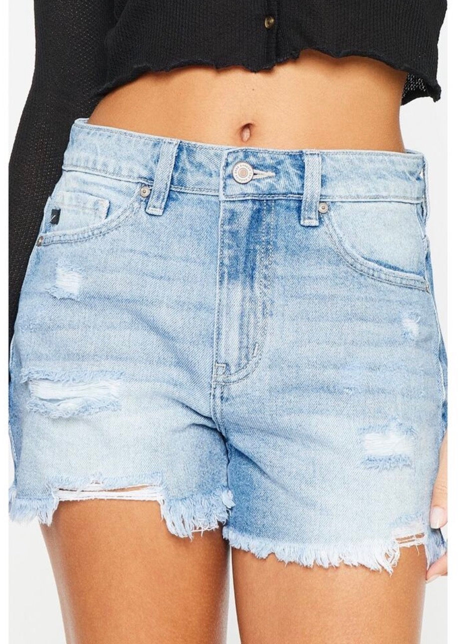 KanCan High Rise Denim Shorts