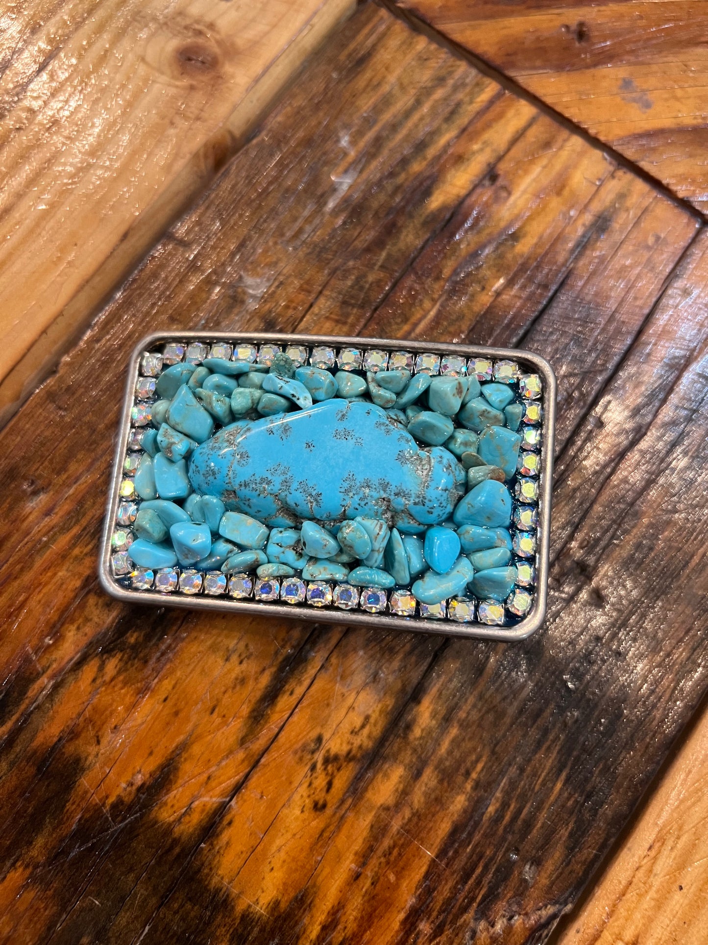 Turquoise Stone Belt Buckle
