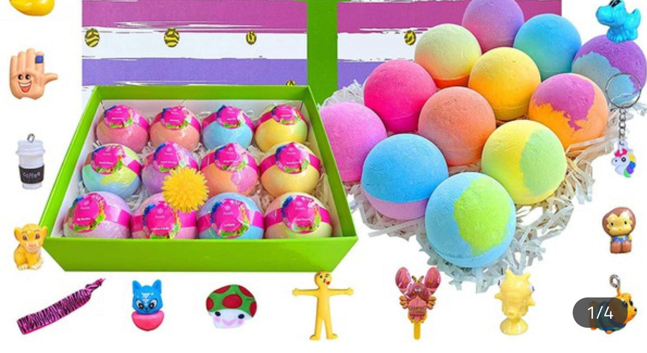 Fun Children’s Bath bomb with toys