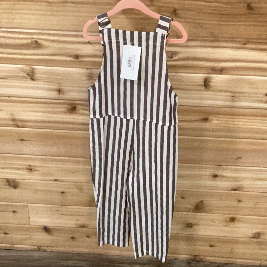 Vignette Emma Striped 2-Emma Striped 2-Front Pocket Overalls