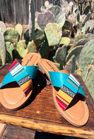 Shiner Serape Sandals