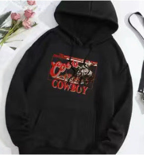 Cowboy black hoodie