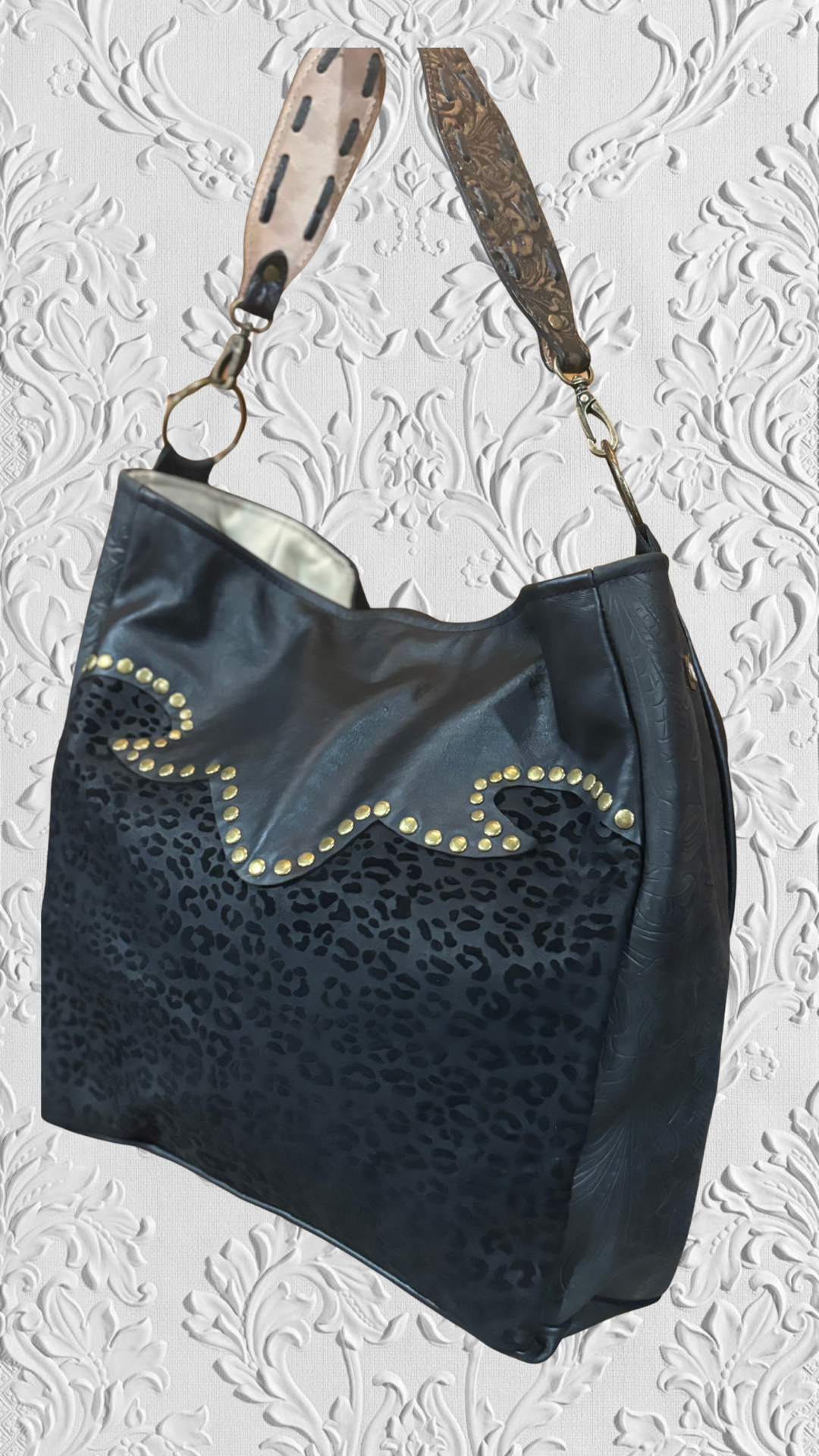 Keep it Gypsy Black Leopard Totes