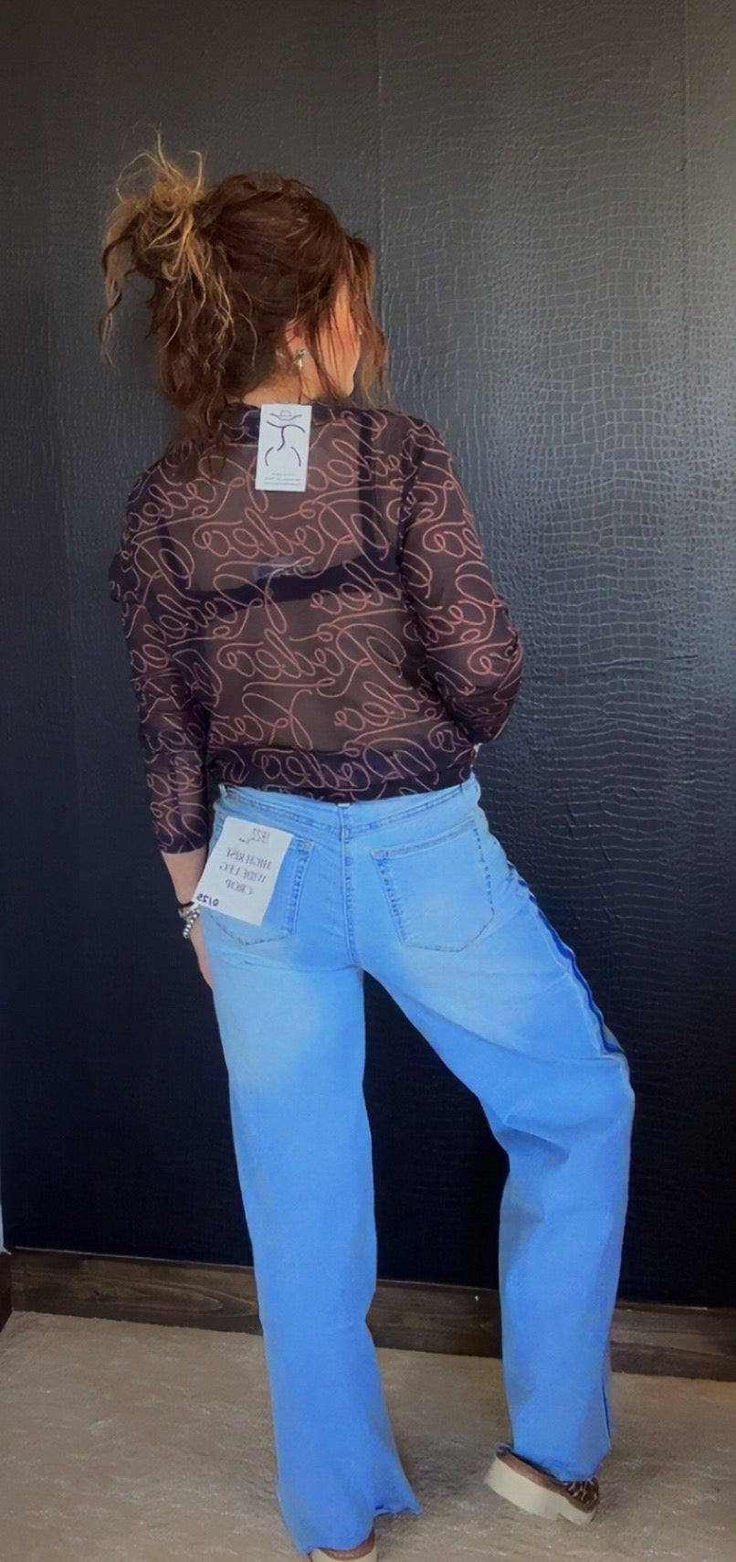 1822 - 28'' HIGH RISE WIDE LEG CROP W/ RELEASE SIDE ATLAS
