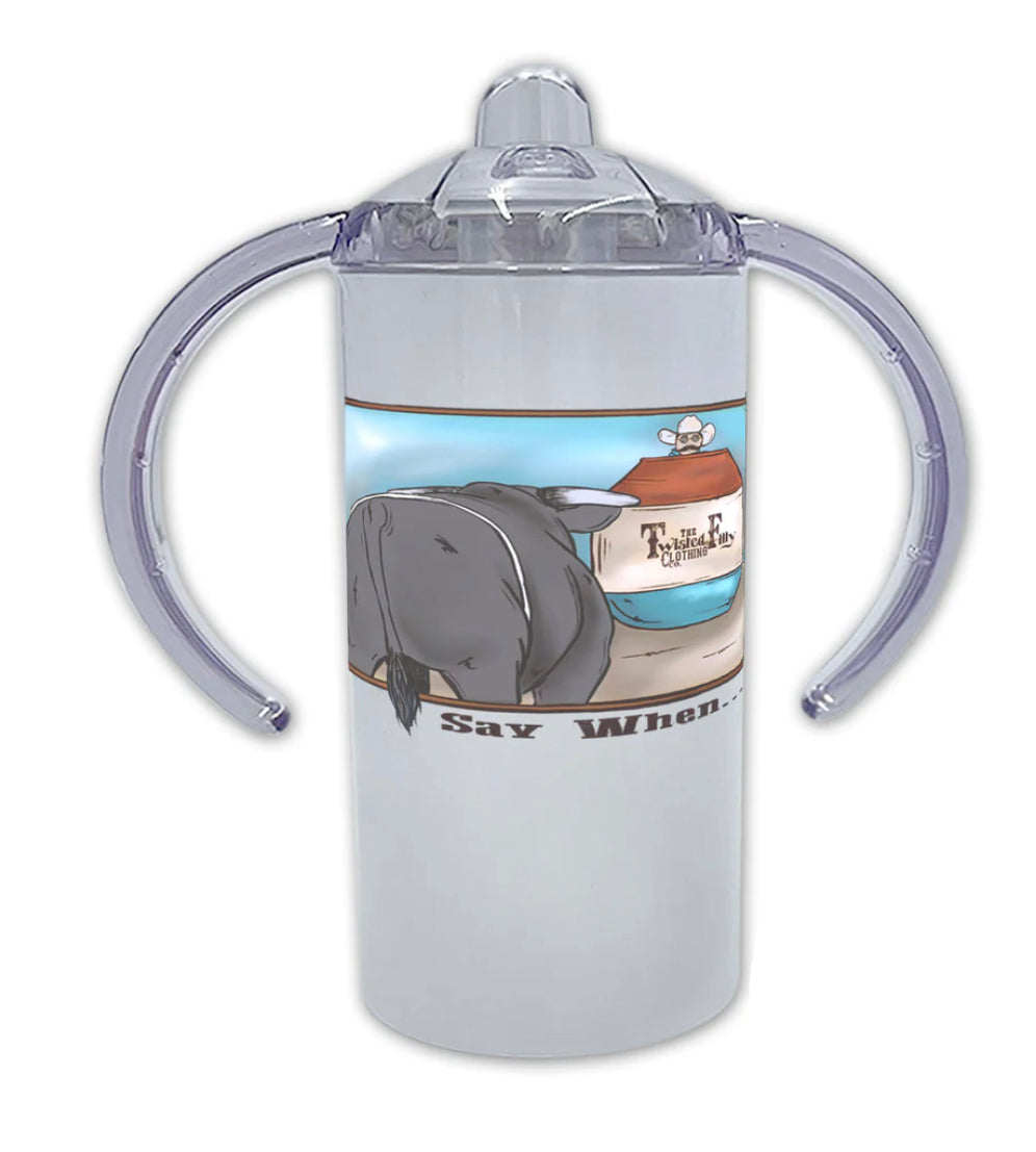 12 Oz Toddler Cowboy/Cowgirl Sippy Cup