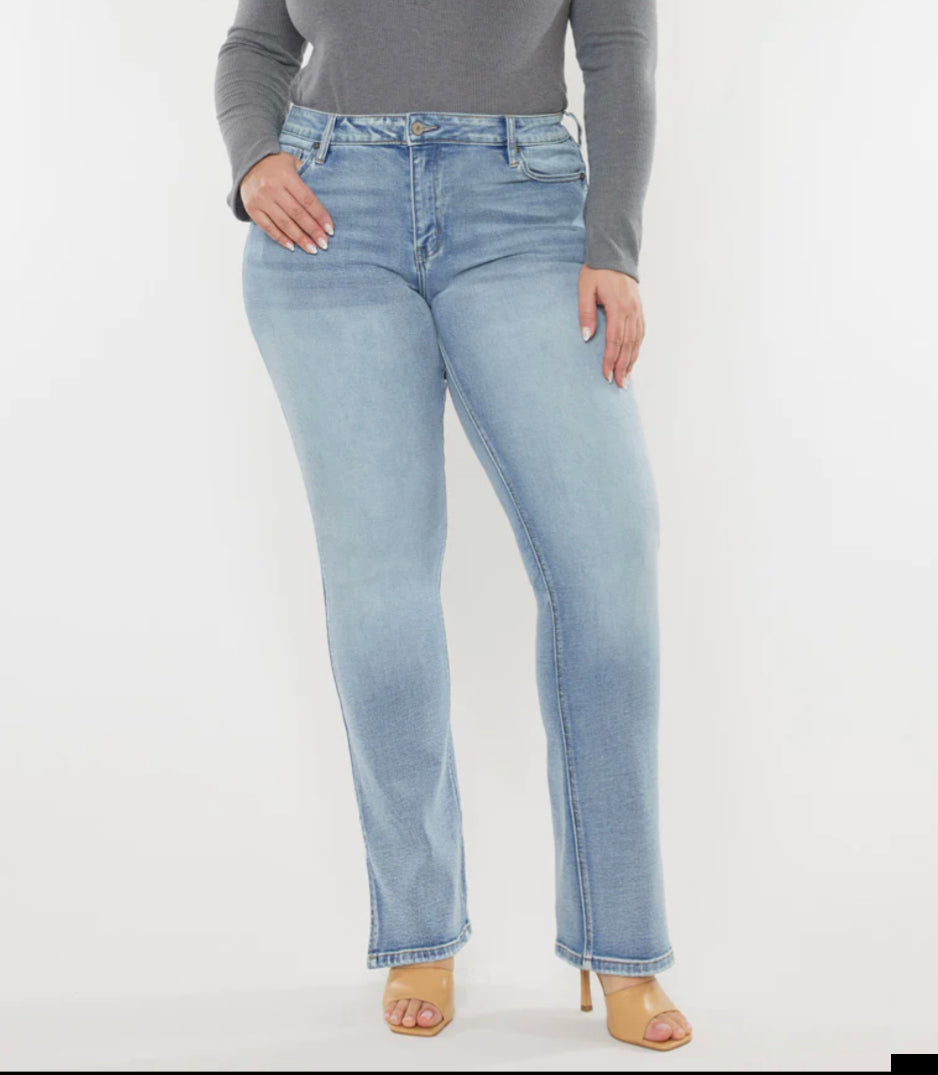 KanCan DOREEN MID RISE Y2K BOOTCUT JEANS (PLUS SIZE)