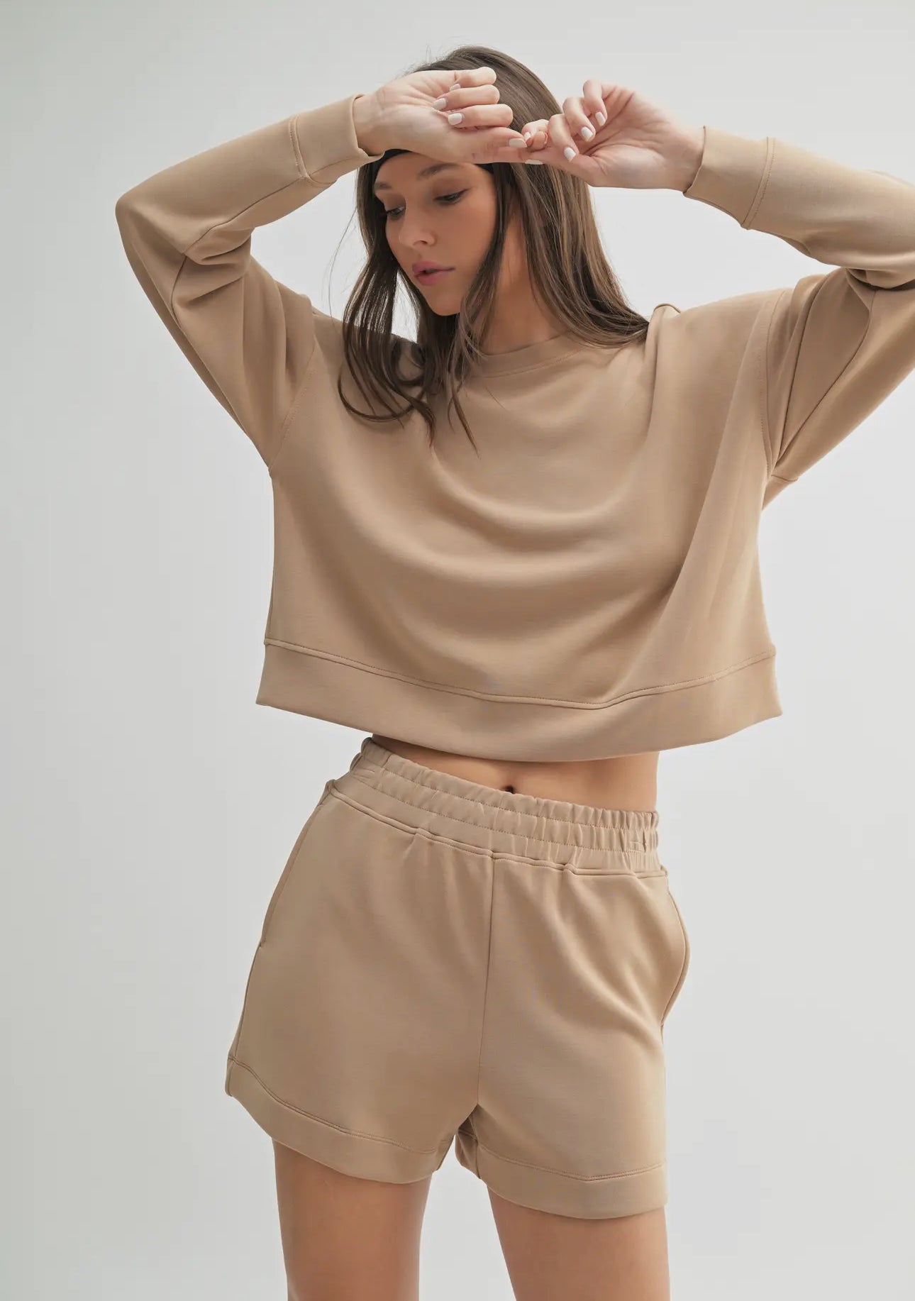 Mini b Butter Soft Laguna Dropped Shoulder Sweatshirt