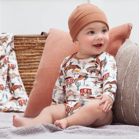 Tesa Babe Western Spirit Envelope Neck Bodysuit