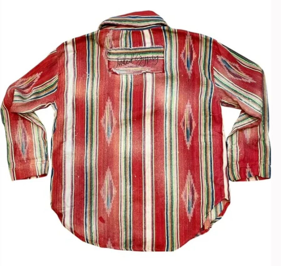 Jaded Gypsy Southwest Sunset Jacket - Parchment