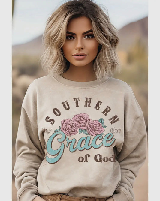 Grace of God Mineral Graphic Sweatshirt