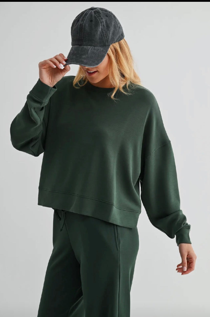 Mono b Laguna Dropped BUTTERSOFT Shoulder Sweatshirt