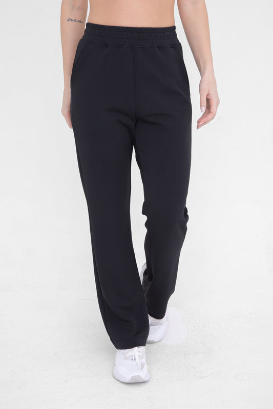 MONO B - MODAL BLEND HIGH-WAIST PANTS