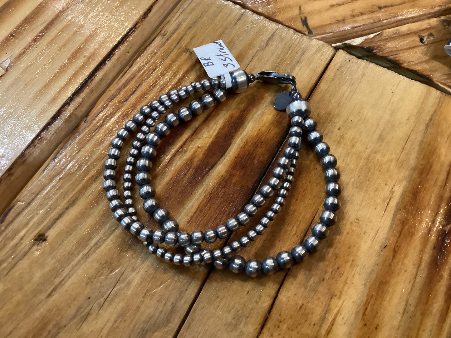 3 Strand Navajo Pearl Bracelet