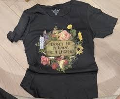 Black Don't Be A Lady, Be A Legend Unisex Tee