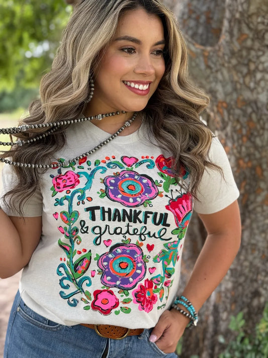 Texas True Thankful Grateful Tee