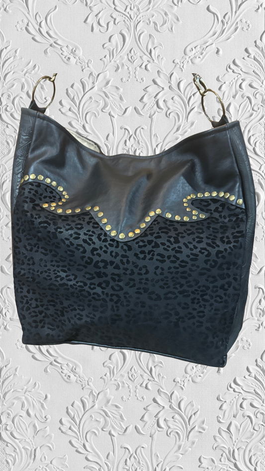 Keep it Gypsy Black Leopard Totes