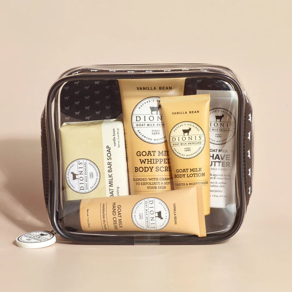 Dionis Goat Milk VANILLA BEAN GOAT MILK TRAVEL KIT