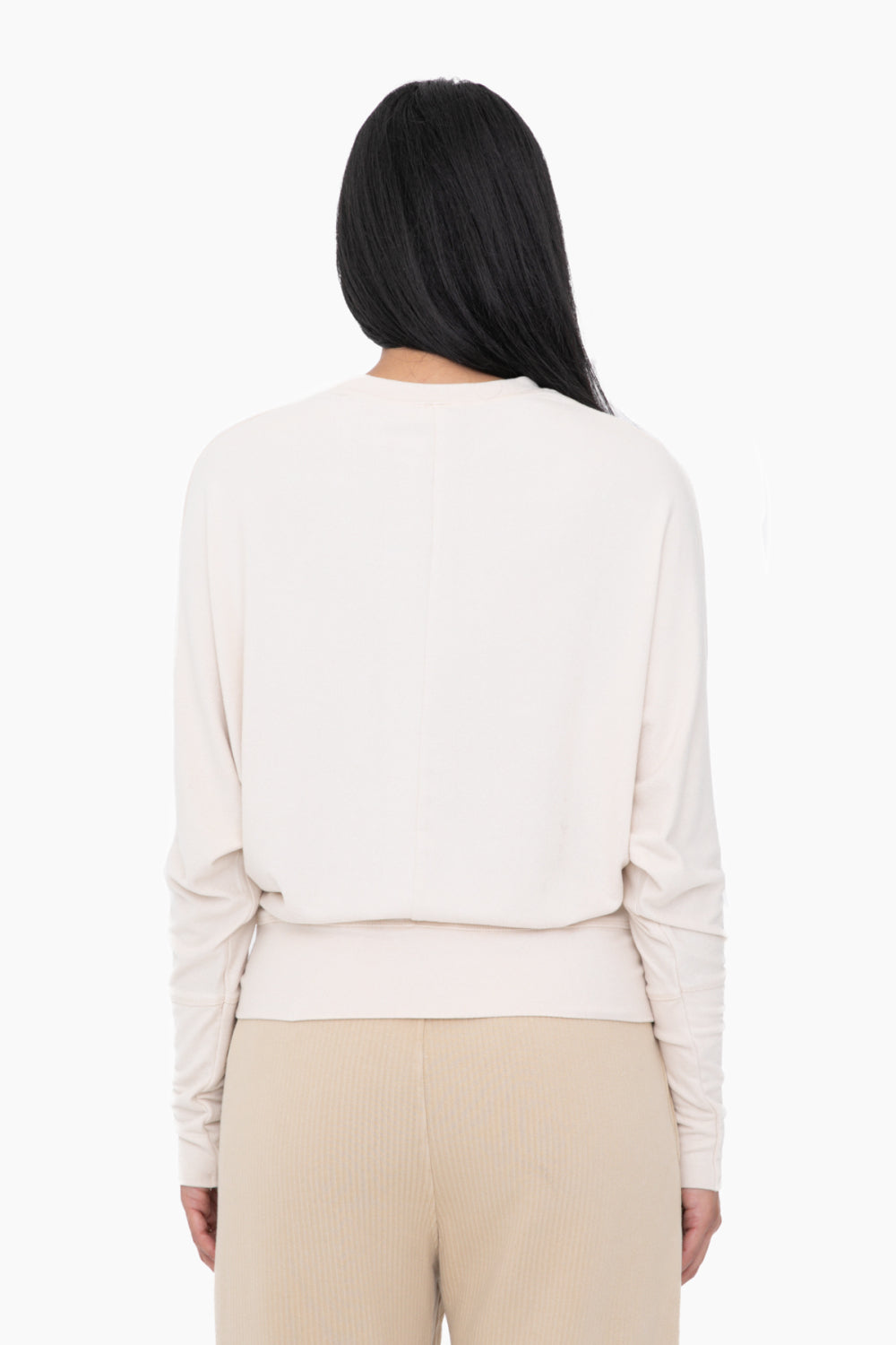 Mono B Butter Soft Dolman-Sleeved Top