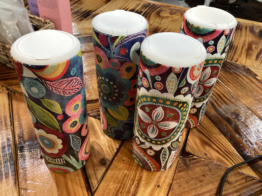 Car Tissue Holder,Tissue Box, Car Tissues Cylinder with Cap, Car Tissues Holder, Car Tissues Holder Round Container