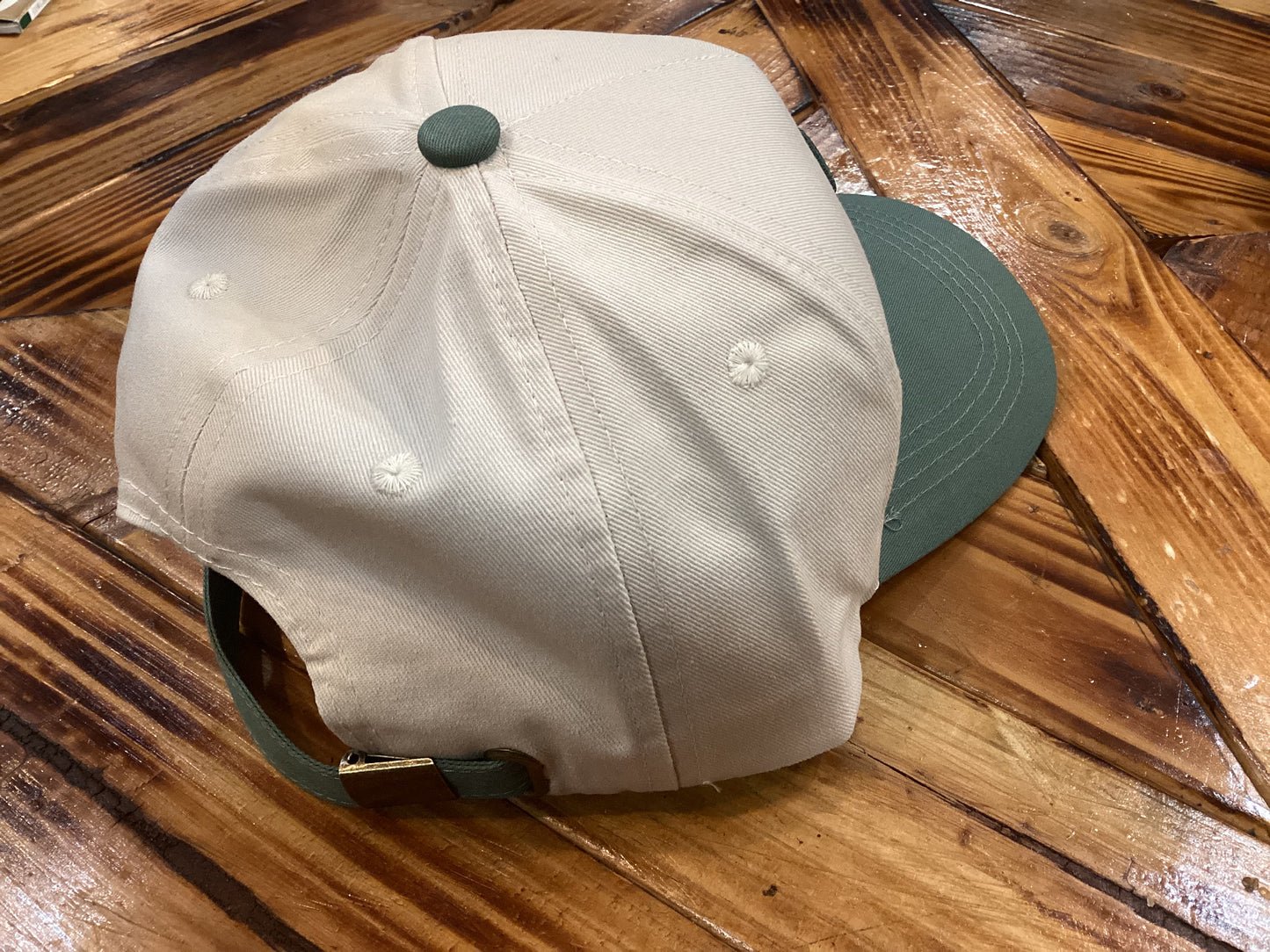 Raised Embroidered Two-Tone Baseball Cap