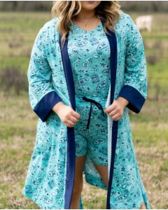 Well Behaved Women Paisley Pj Robe