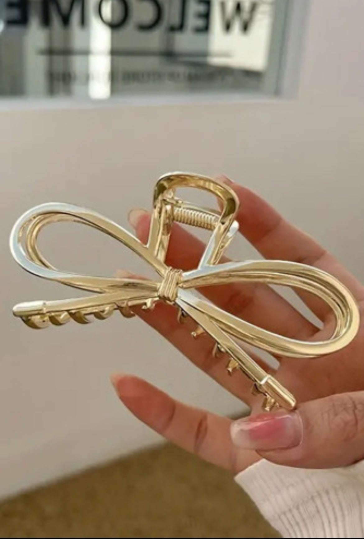 Large Alloy Hair Claw Clip