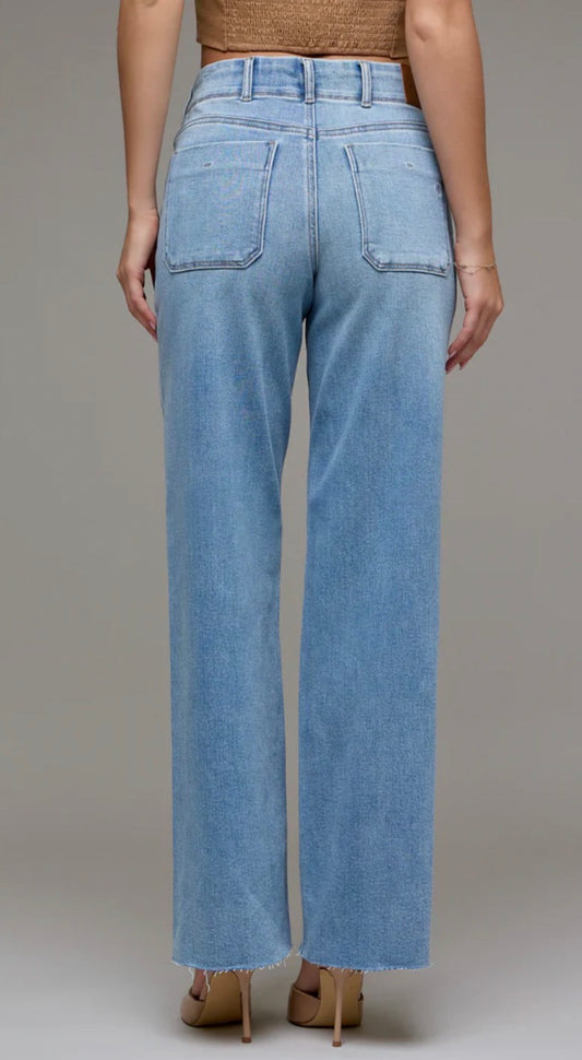 Hidden Jeans Logan Two Button Dad Jeans