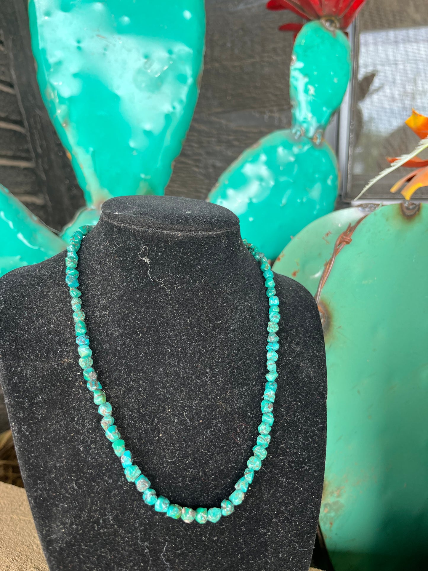 Sonoran Turquoise Necklace by Luane Begay