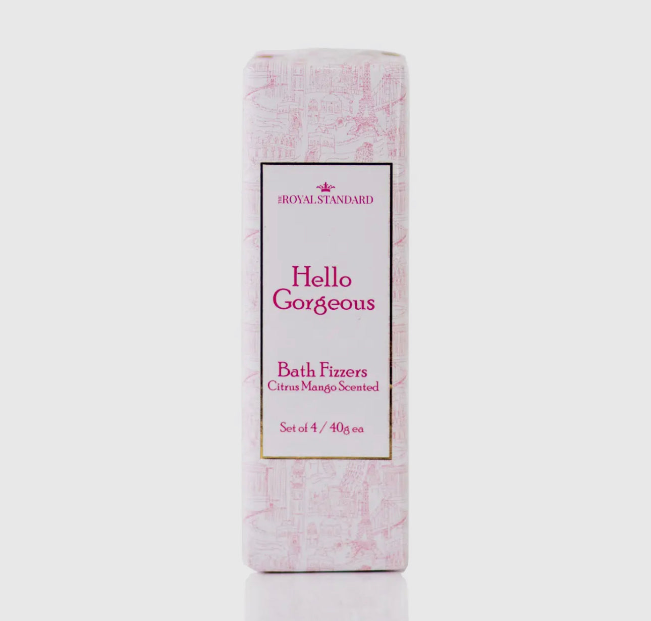 Hello Gorgeous Bath Fizzers Citrus Mango Scented 4*40g