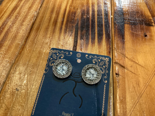 Wild West Rodeo Stud Earrings