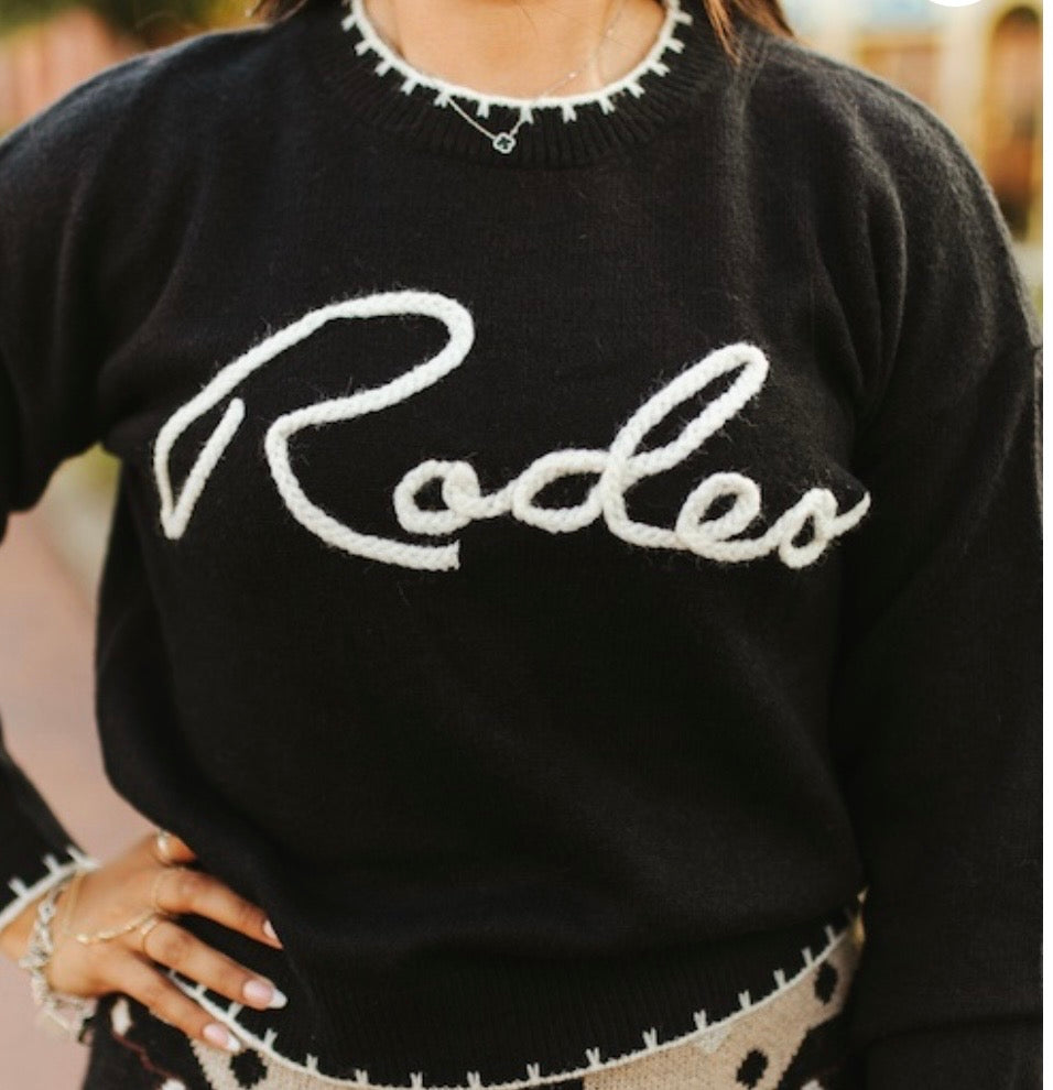 Lucky and Blessed Rodeo Sweater