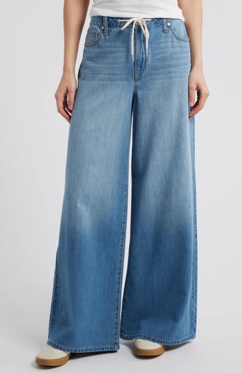1822 - PETITE 29'' WIDE LEG JEAN W/ DRAWSTRING YONKERS