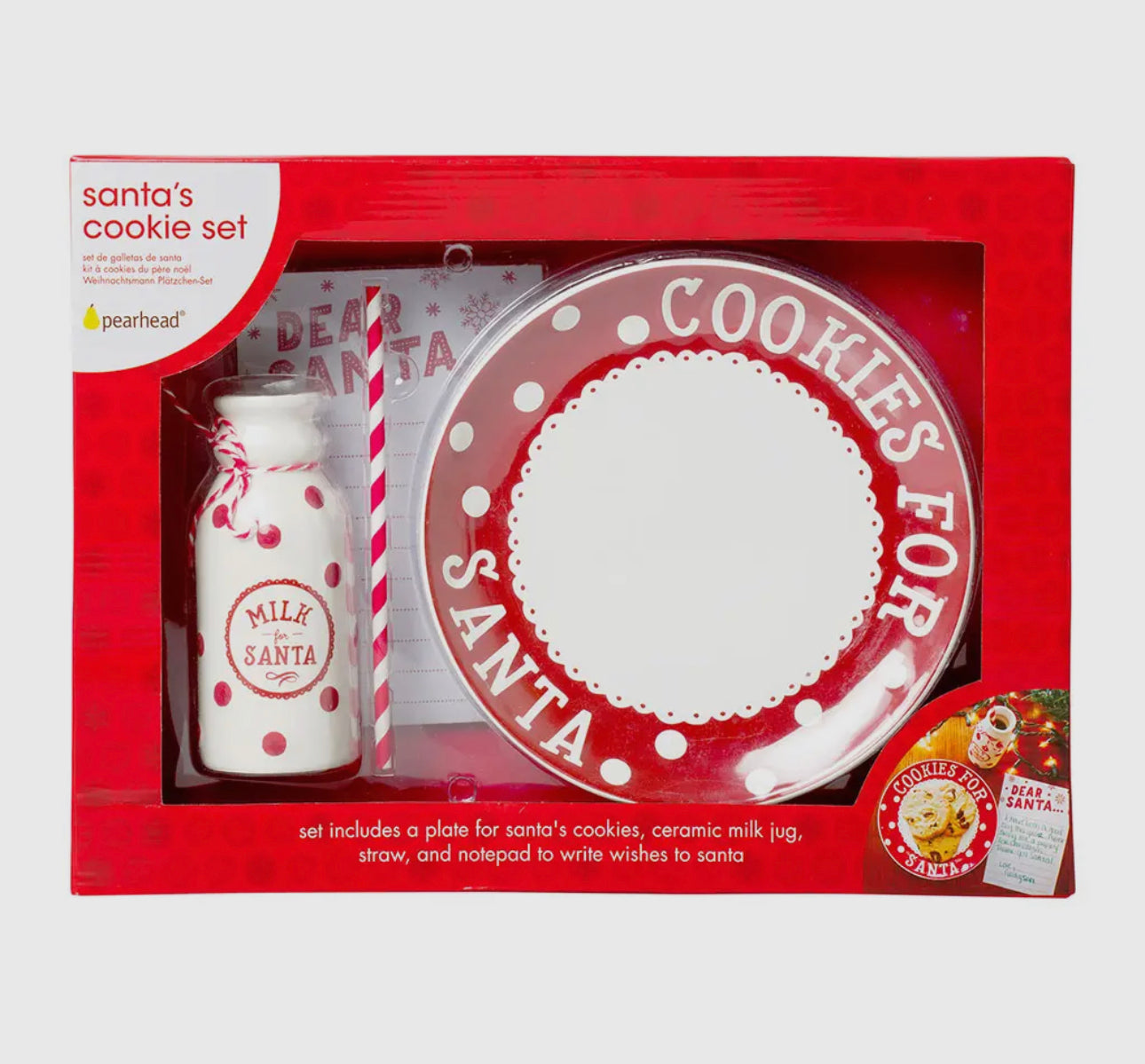 Christmas Santa's Milk & Cookie Set
 Set