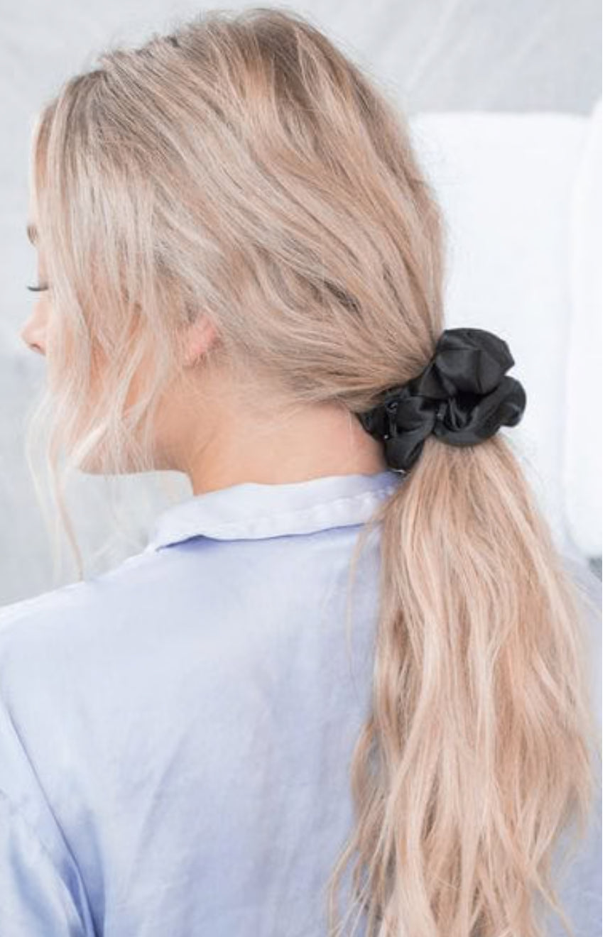 Silky-Soft Satin Scrunchie Set