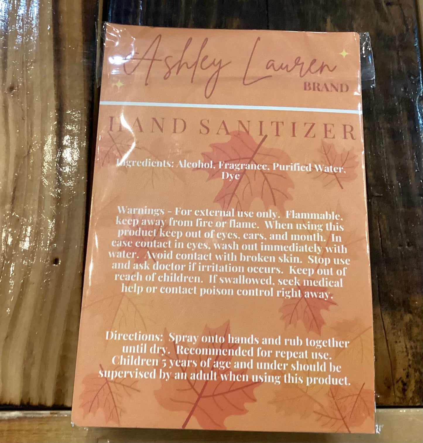 Ashley Lauren Spray Hand Sanitizer