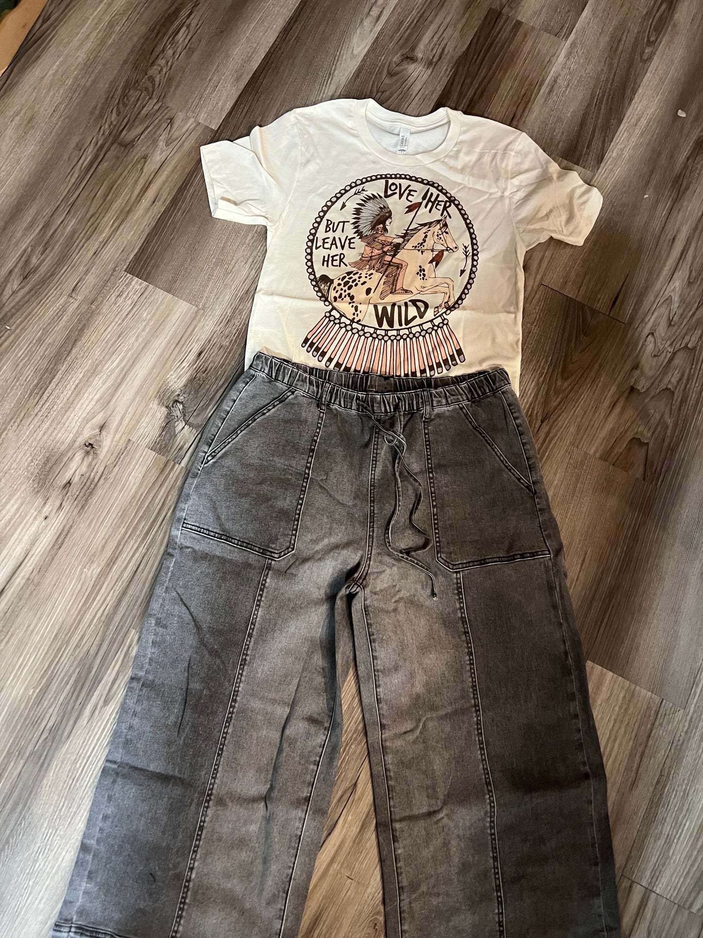 Love Her But Leave Her Wild Graphic Tee