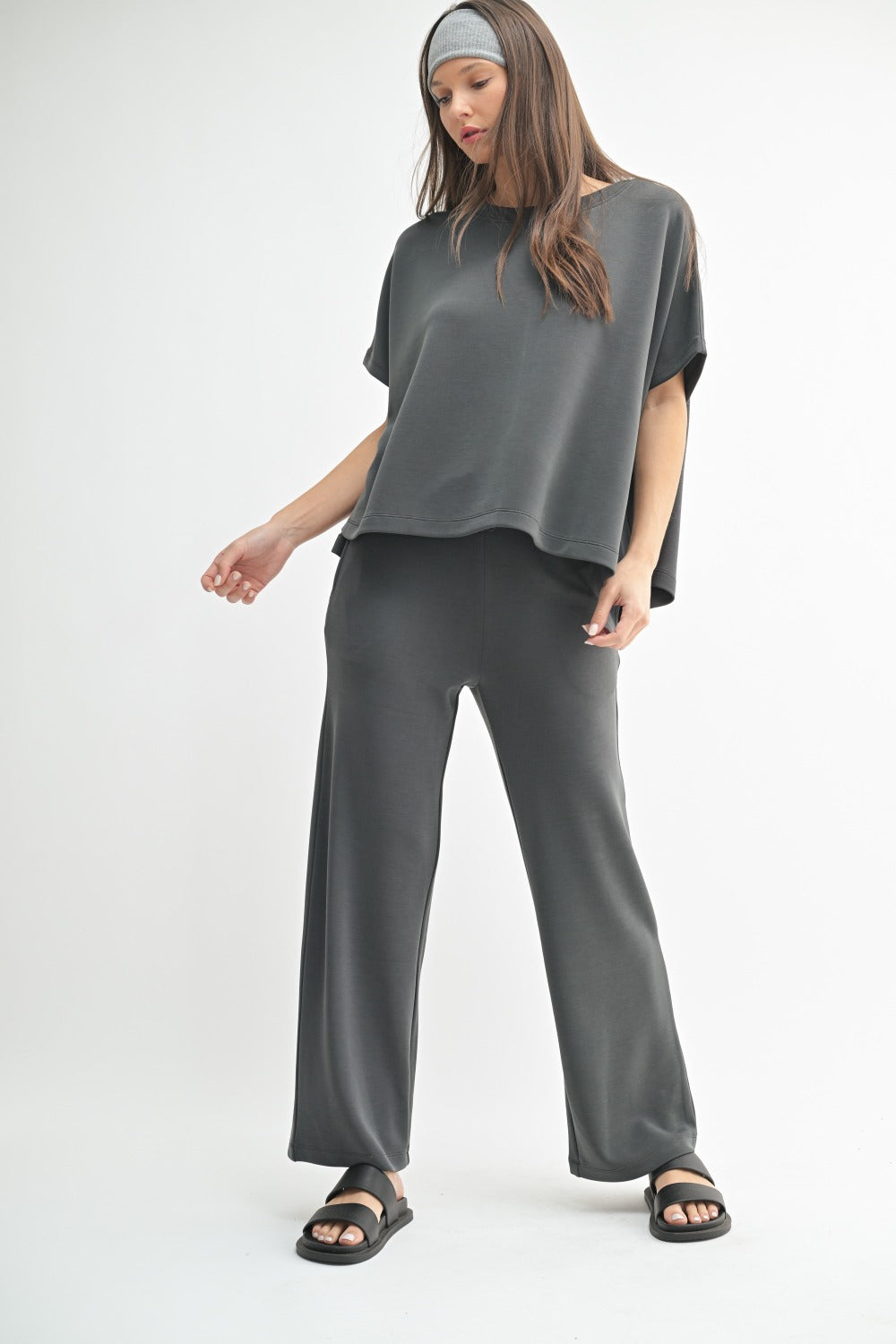 MONO B LAGUNA BOATNECK TOP